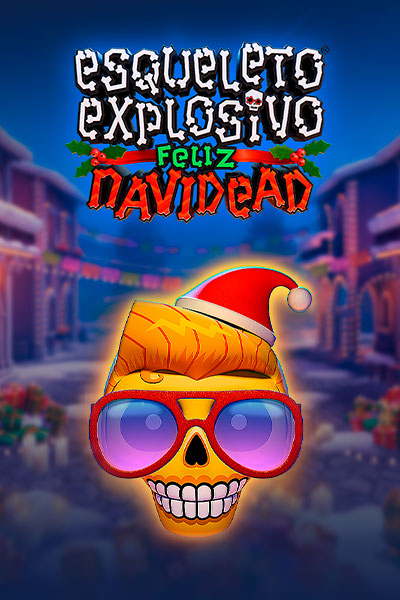Esqueleto Explosivo Feliz Navidead