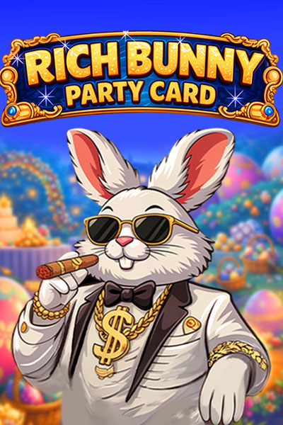 Rich Bunny Party Card